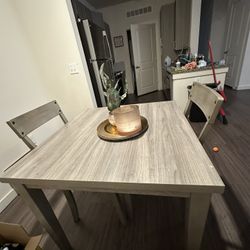 Product: Ashley 5-Piece Dining Table Set (table + 4 chairs)