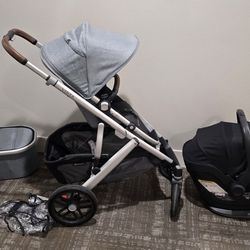 V2 Uppababy Vista Stroller Toddlerseat Bassinet V2 MESA car Seat