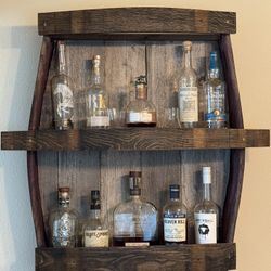 Barrel Bottle Display 