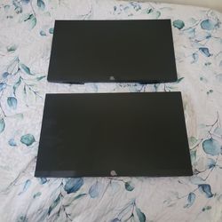Two 27" Gaming Monitors By HP