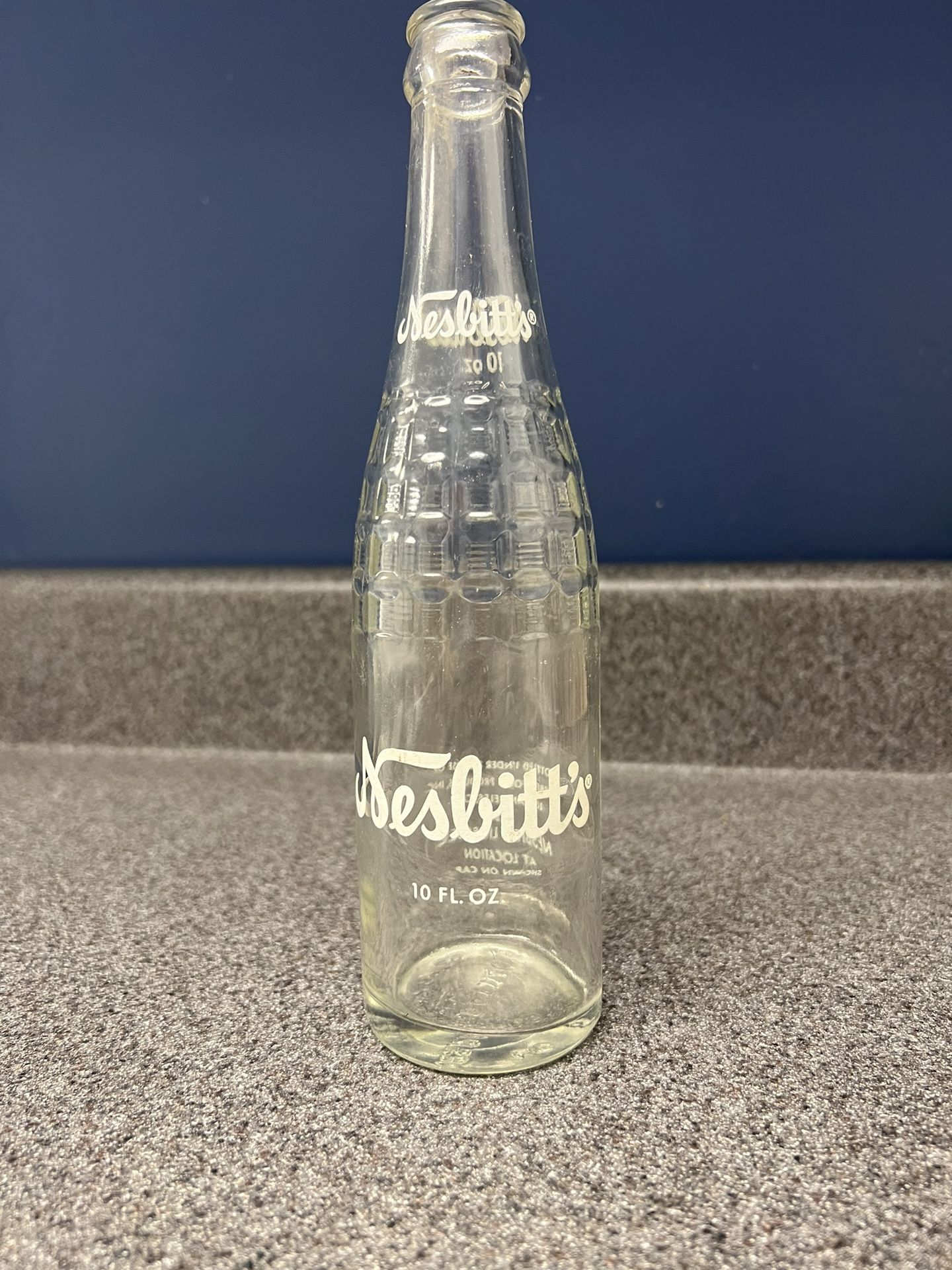 Vintage Nesbitt’s Soda Bottle