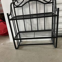 Black Metal Shelf