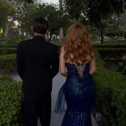 Prom dress - Navy blue