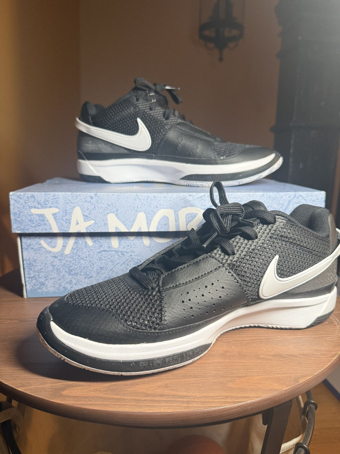 Nike Ja 1 TB Basketball Shoes Black White