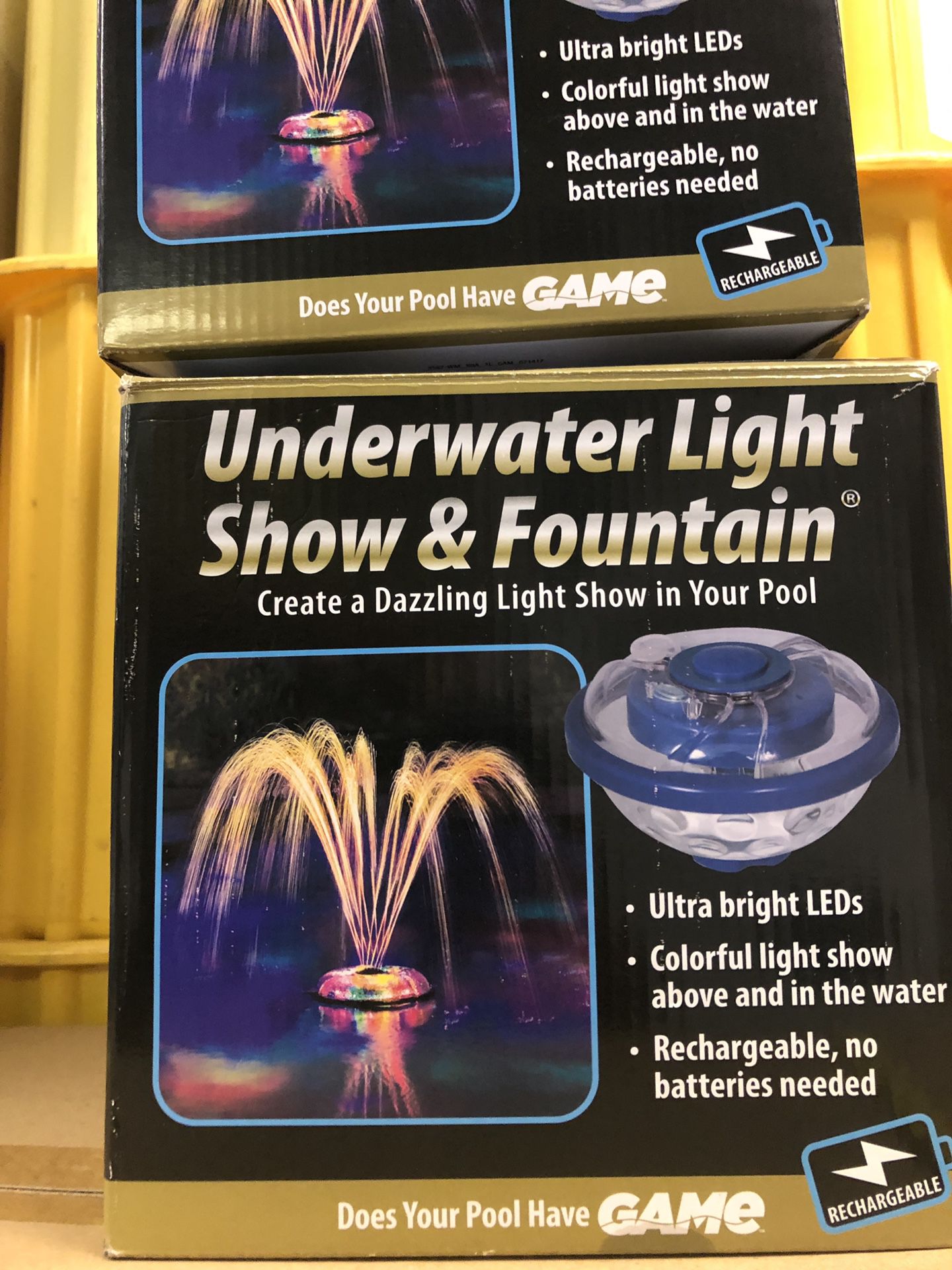 Underwater light show with fountain new in box