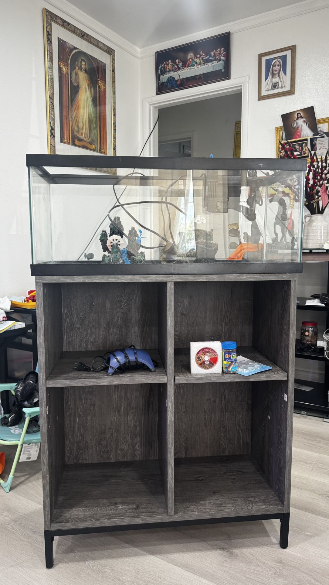 20 Gallon Long Fish Tank aquarium 