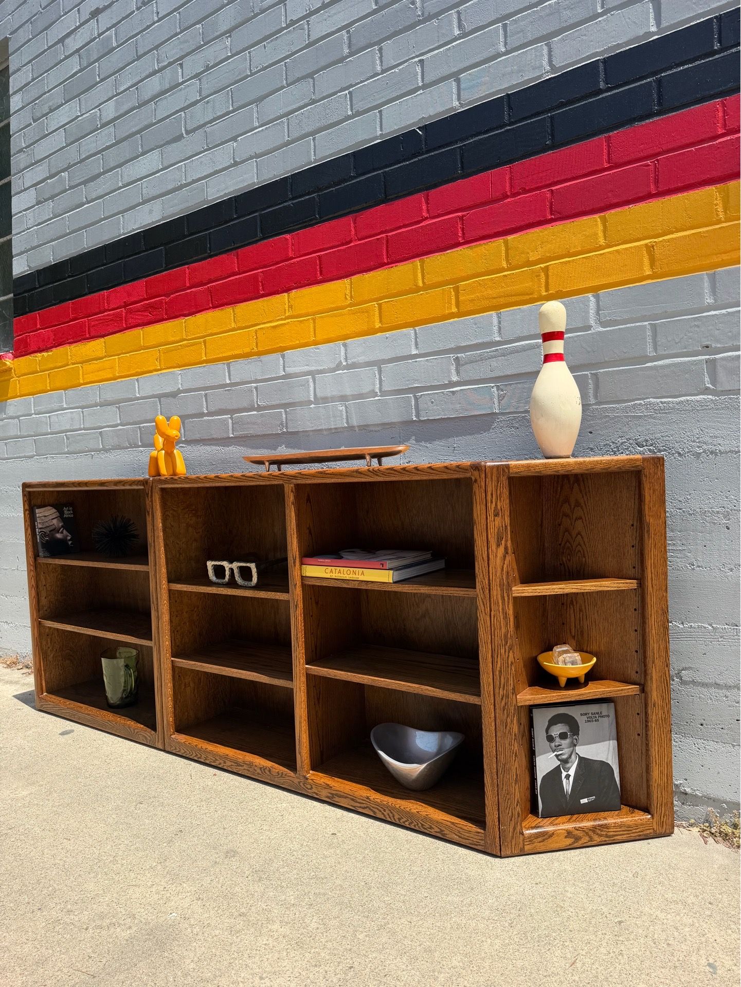 Vintage Mid-Century Modern Modular Bookcase
