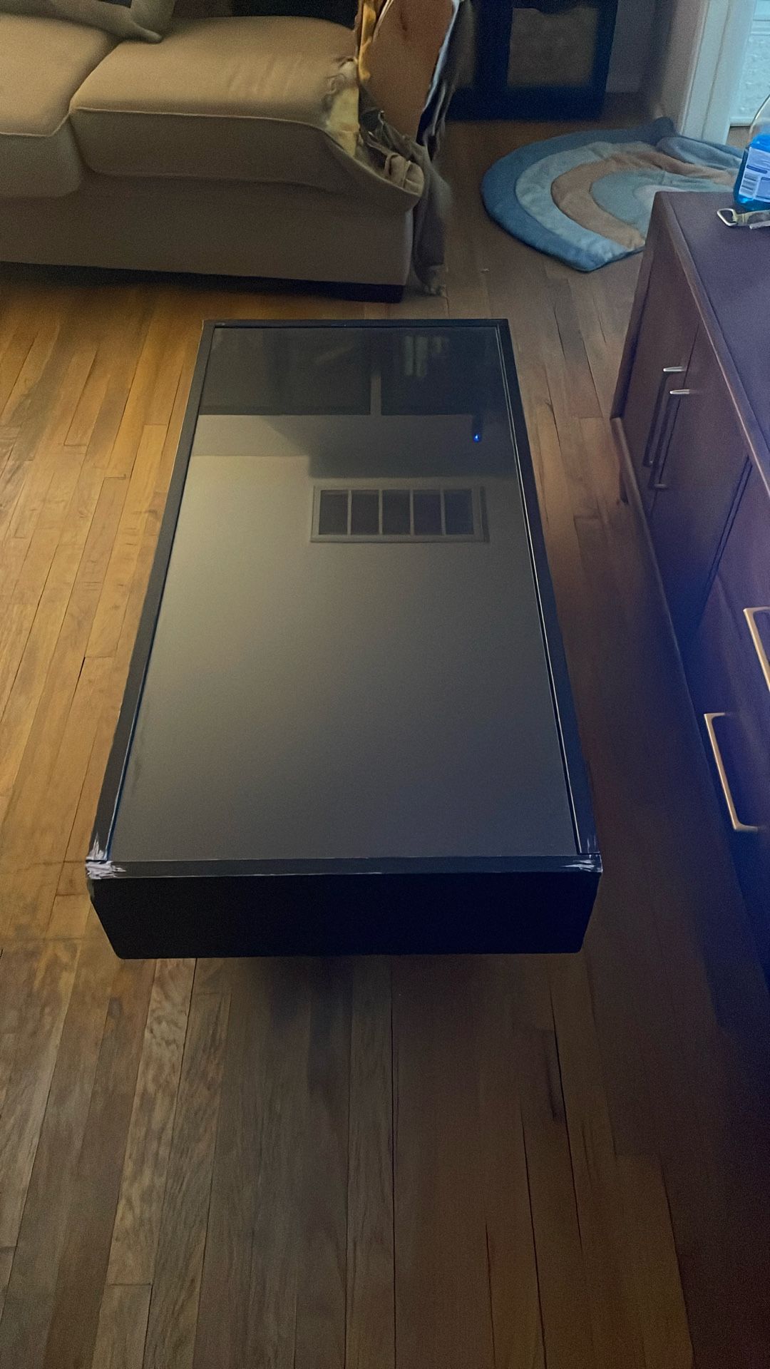 Free Coffee Table W/ Storage. Damaged Corner