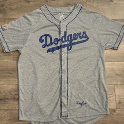 Los Angeles Dodgers Sandy Koufax Jersey XL Gray MLB Baseball Stadium Exclusive