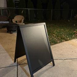 A Frame Chalkboard Sign Cafe Restaurant 