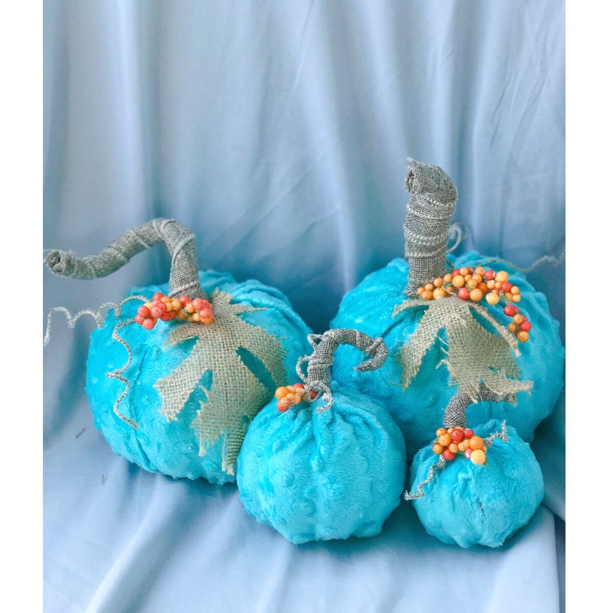 Handmade Sweater Ribbon Pumpkins Fall Halloween Decorations Custom Orders