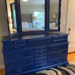 Refinished dresser, lingerie cabinet and night stand