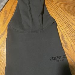 black Essentials hoodie