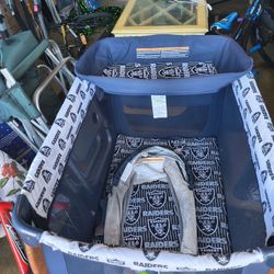 Custom Made Raiders Playpen