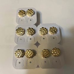 gold plated earings
