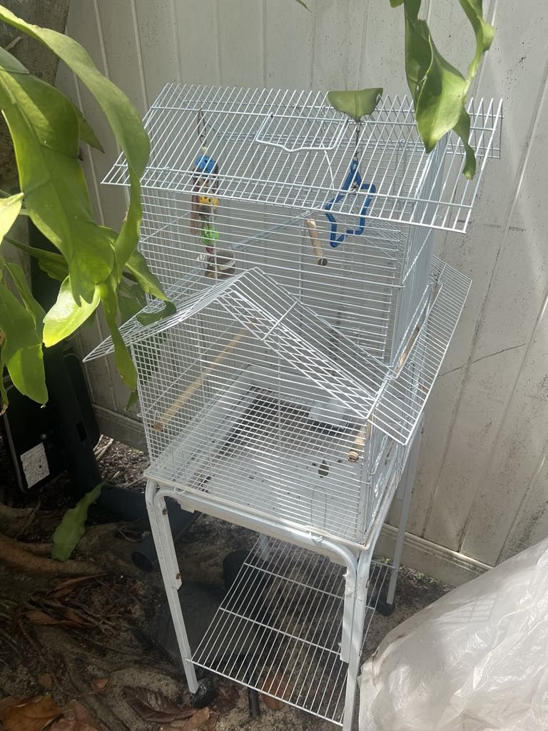 White Large Bird Cage For Any kind