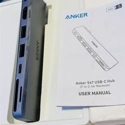  USB-c Hub 7 In 2 For Mac Book Pro