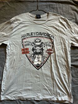 Harley Davidson front/back printed T shirt XL or XXL