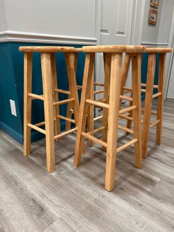 Bar stools solid wood