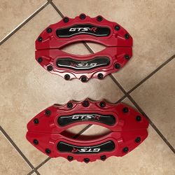 4pcs Red Disc Brake Caliper Covers Front/Rear For Chevy Camaro 