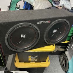 Dual 12” Subwoofer Speaker Box