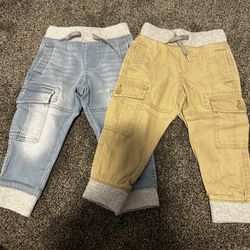 Cargo Pants For Toddler Boys, Size 2T For $20