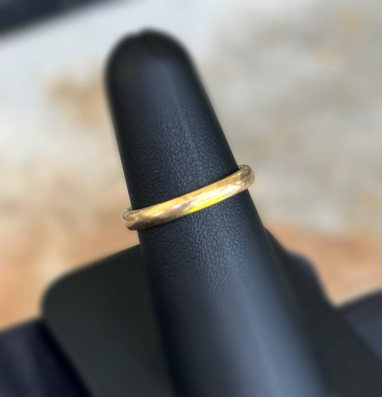 Vintage Benchmark Jewelry 14k solid yellow gold band ring size 7.00
