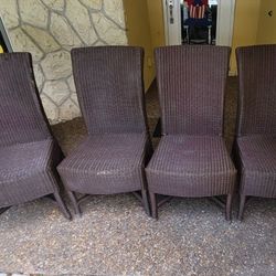 4 Rattan Chairs
