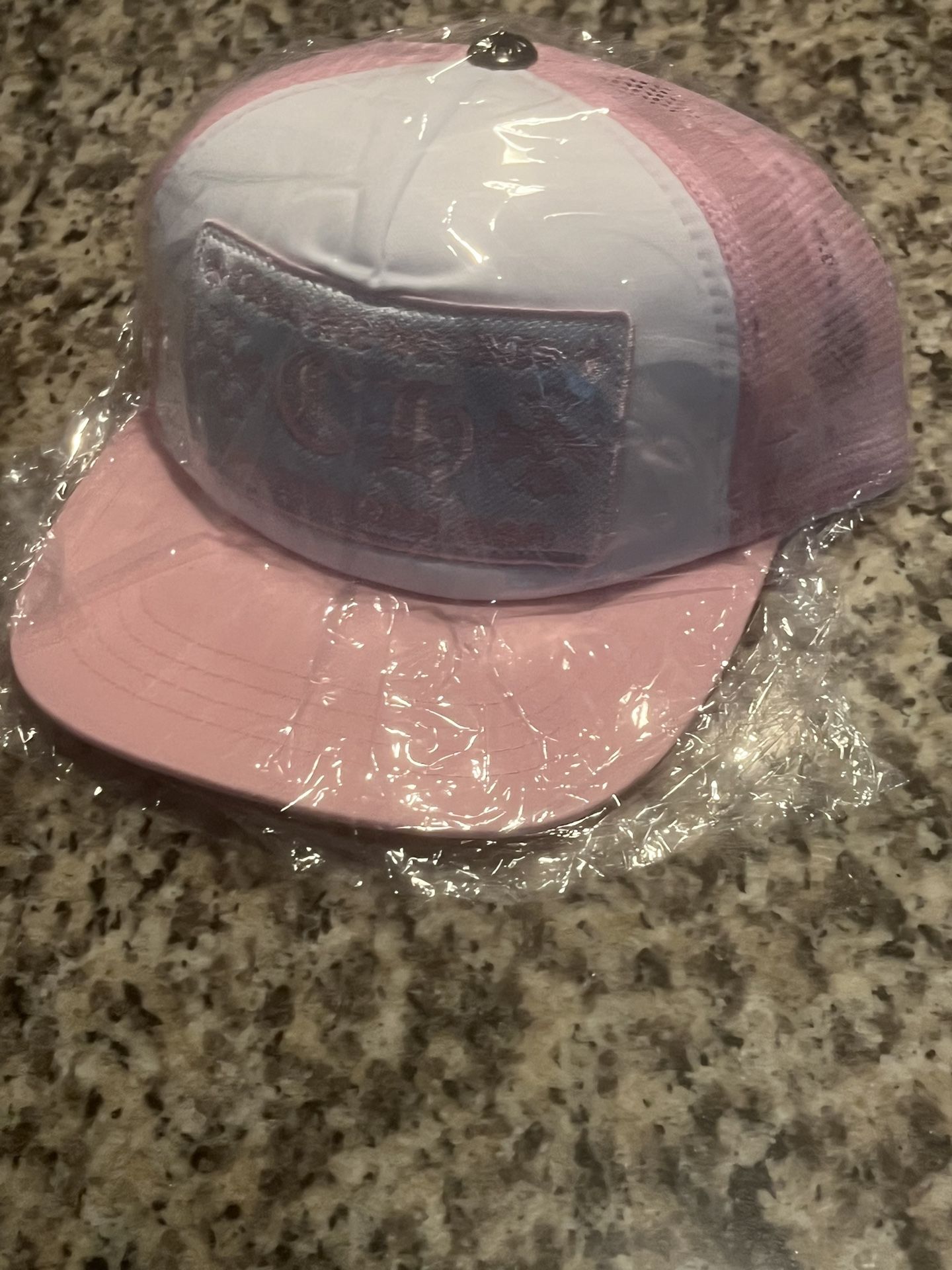 Pink Chrome Heart Snap