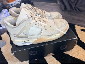 Jordan 4 Retro Off-White Sail Size 13