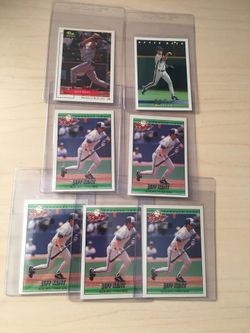 1992 Donruss Rookies 1993 UD 1991 Classic Best Jeff Kent Rookie 7 Card Lot