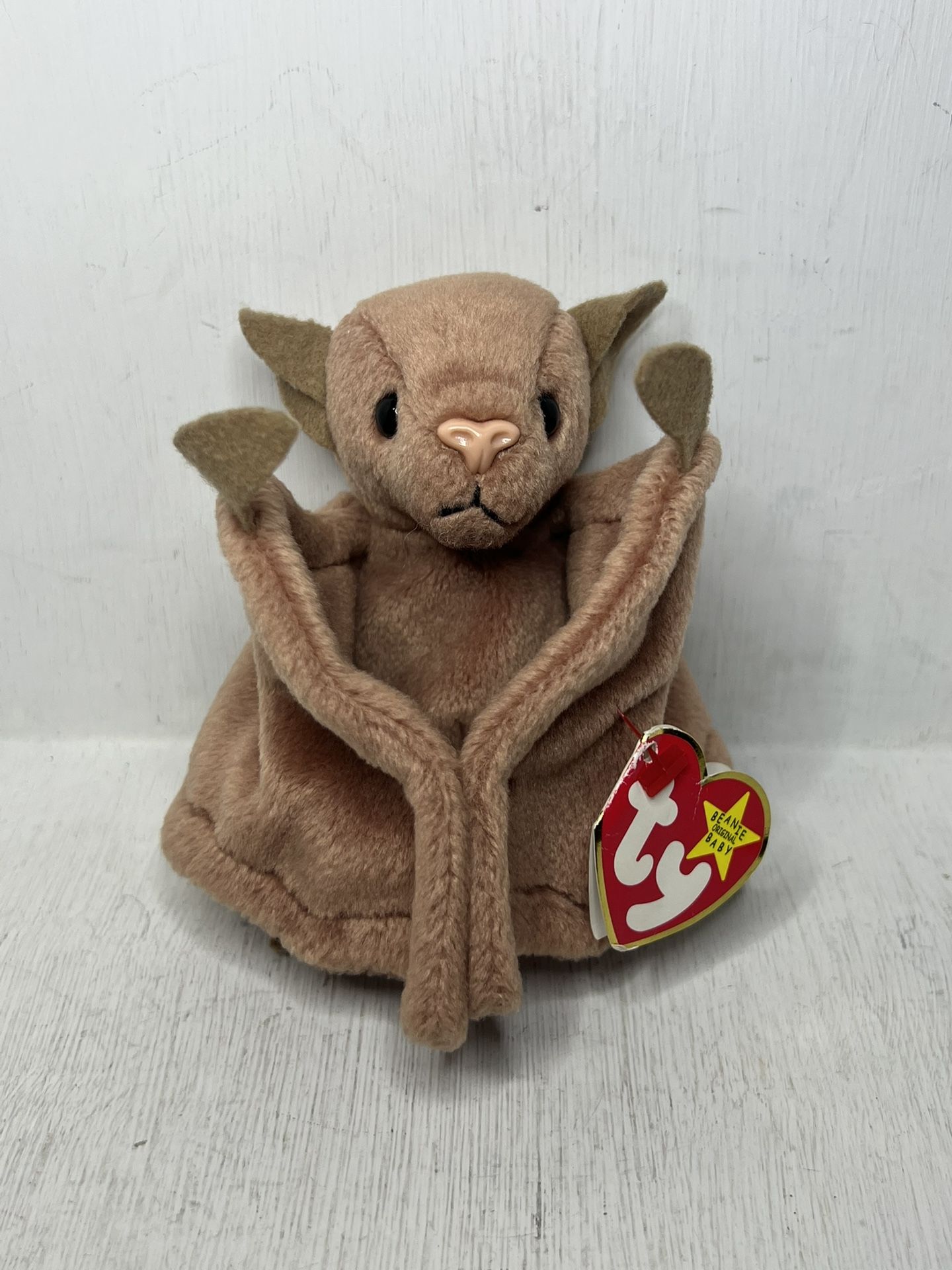 Rare 1996 Batty TY Beanie Babies with Errors - Retired