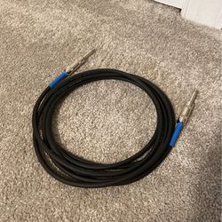 1/4” LiveWire Instrument Cable 10ft