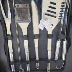 BBQ Tool Set Stainless Steel