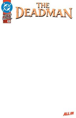 Deadman #1 Cover F Blank Variant