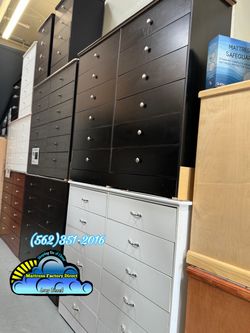 12 drawer dresser black compressed no rails