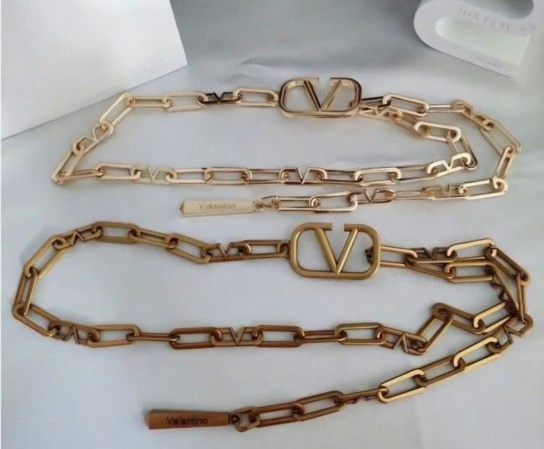 Valentino Gold Chain Belt for Women