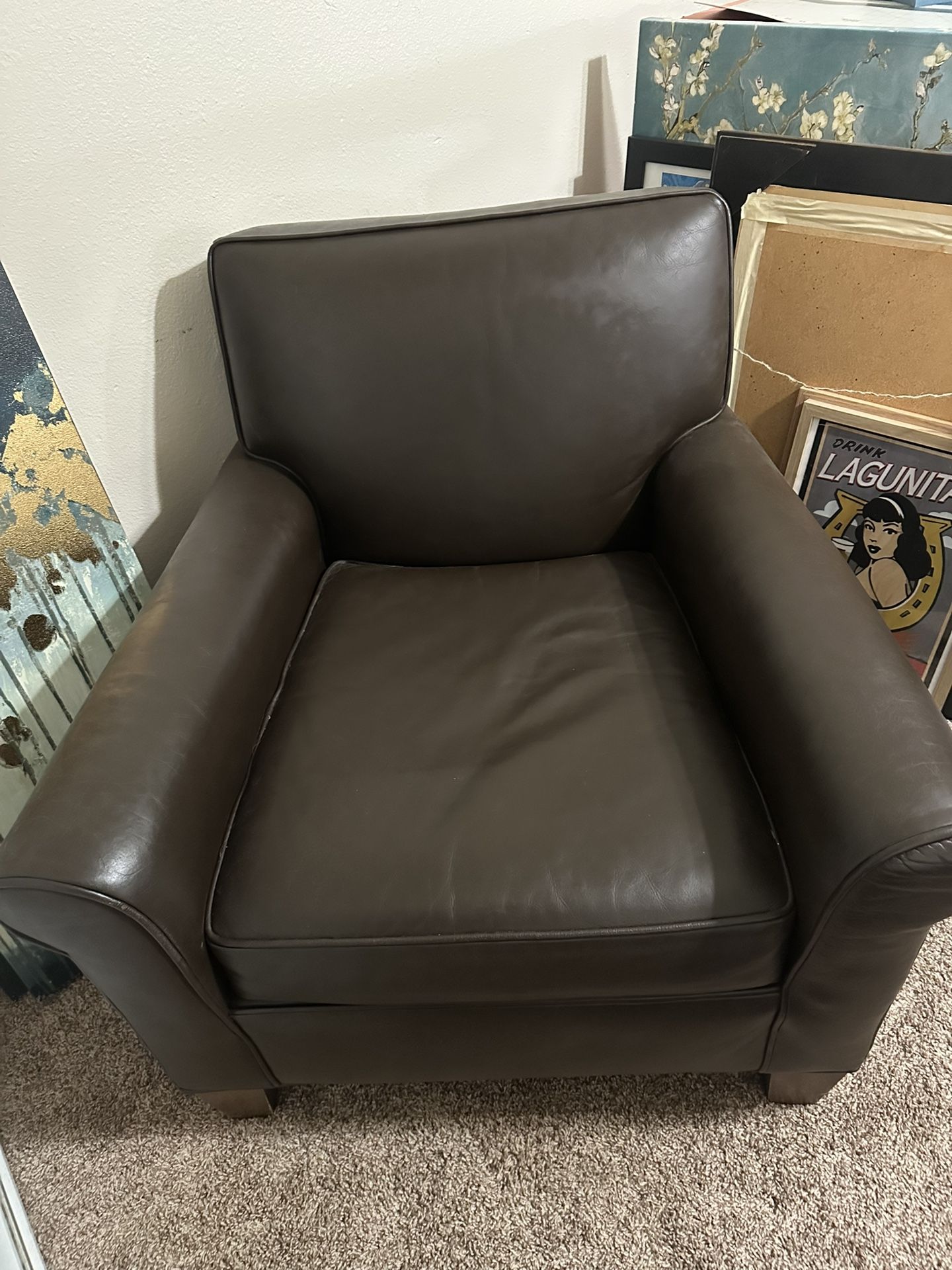 Genuine Refurbished Leather Chair