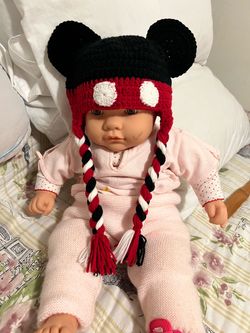 Hat Mickey Mouse  for baby. Not including the doll