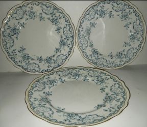 WS Burlem Flo Blue Plates