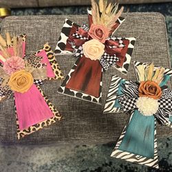 *Just In Time For Christmas* Double layered Crosses