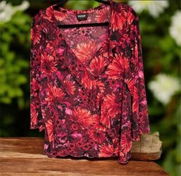 *NEW* Pink Floral Blouse (22/24)