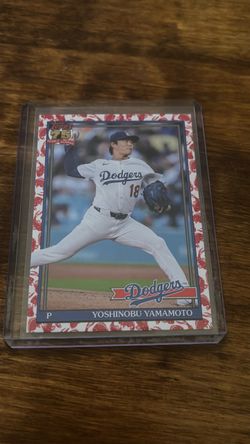 2026 Topps Japan 75th anniversary of Baseball, Yoshinobu Yamamoto SP Koi Fish 