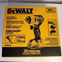 DEWALT XTREME 12-volt Max Brushless 1/4-in Cordless Screwdriver (2-Batteries Included and Charger