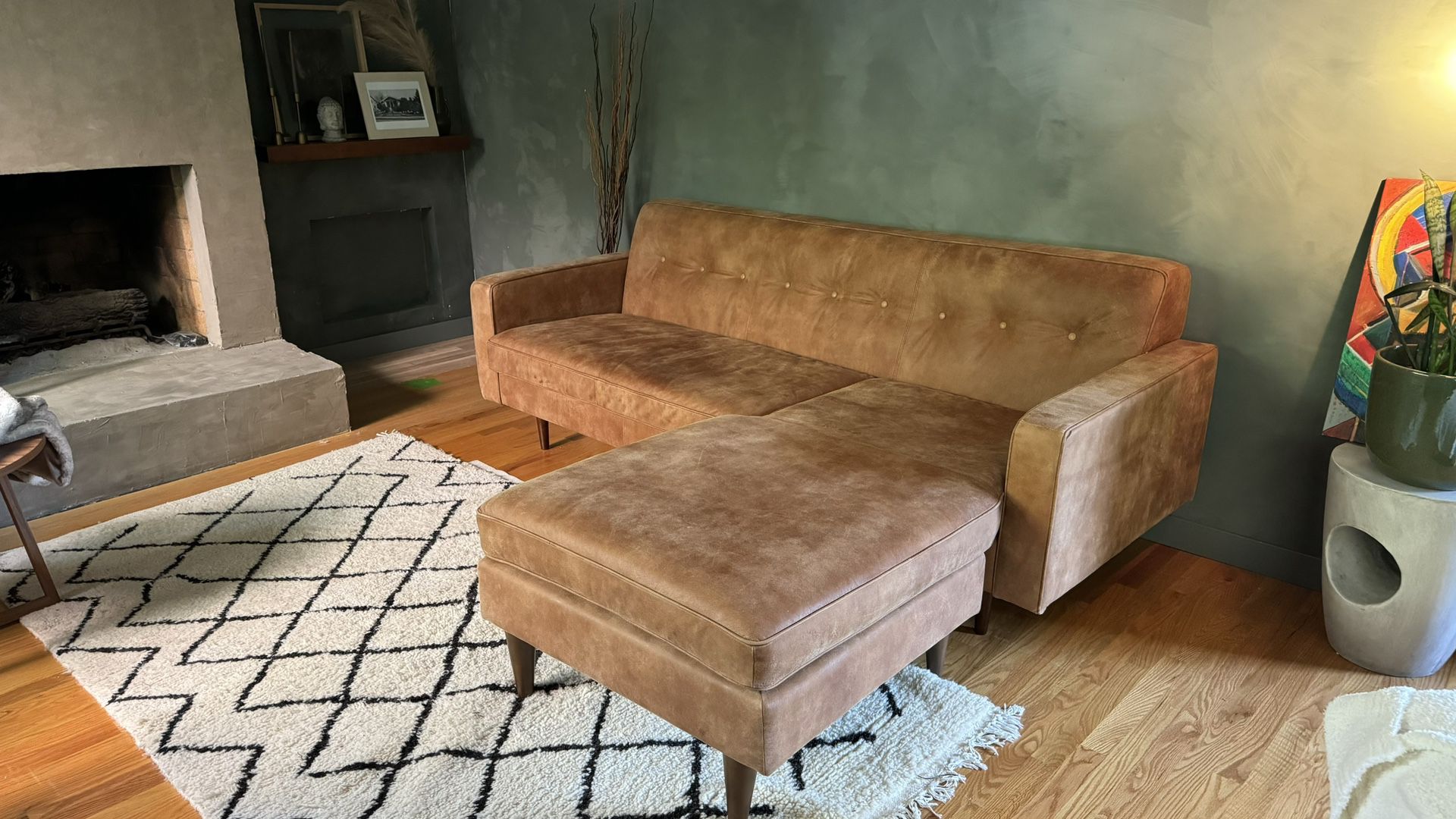 KARDIEL Sofa Reversible Chaise Sofa