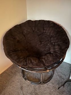 Dark Brown Papasan Chair
