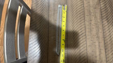 925 Silver Cuban Iced Out Chain