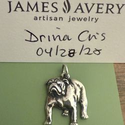 James Avery Retired Bulldog Charm