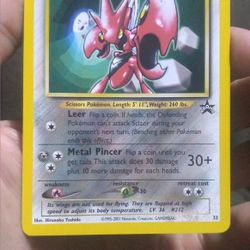 Scizor Black Star Promo Pokemon 