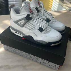 Jordan 4 (White Cement )
